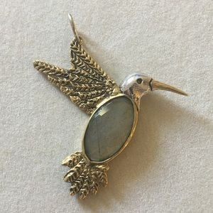 Waxing Poetic Fly Lightly - Hummingbird Pendant